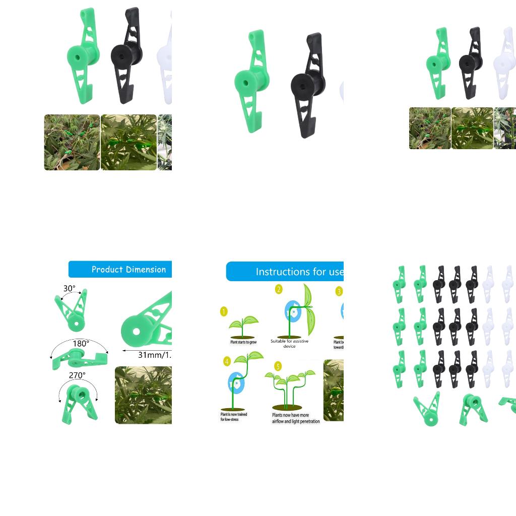 Gardening Tools Description - 30 clip riutilizzabili per addestramento delle