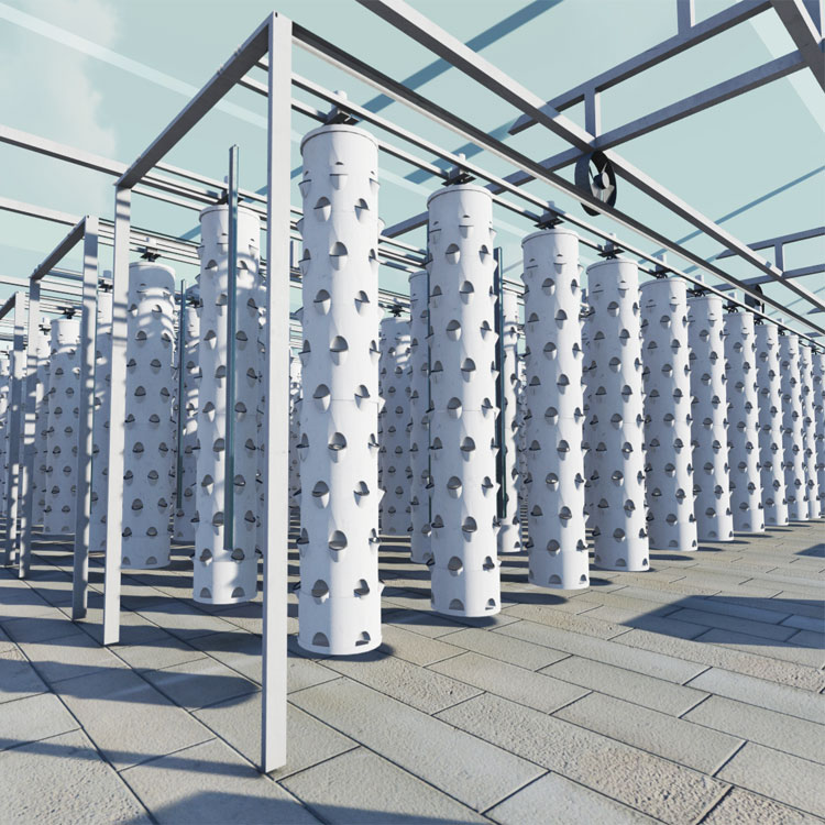 Hydroponic System - Sistema di piantagione di torre agricola