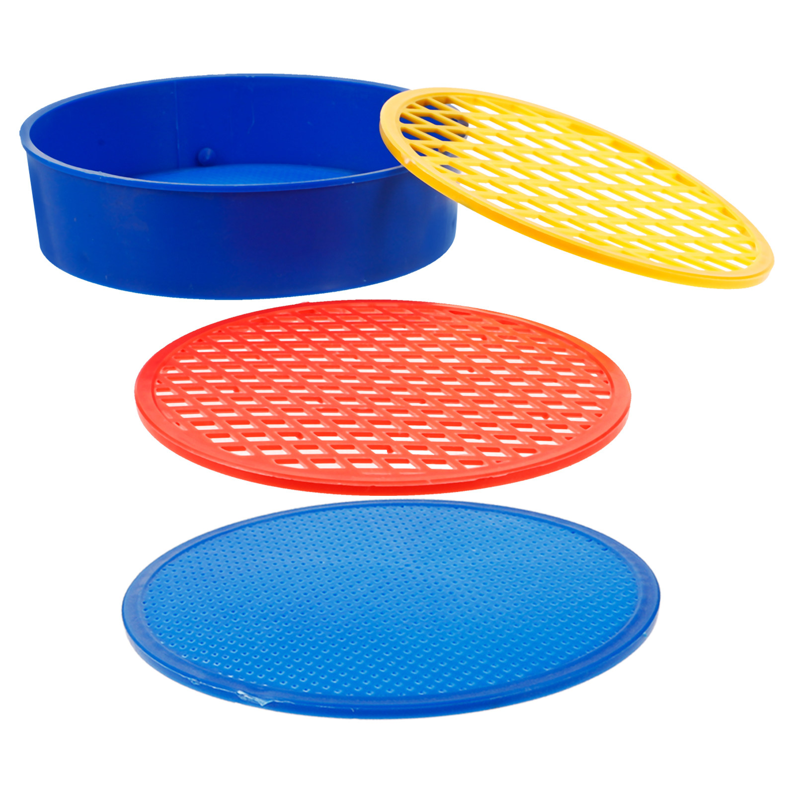 Garden Sieve Soil - Set di Setacci in Plastica per