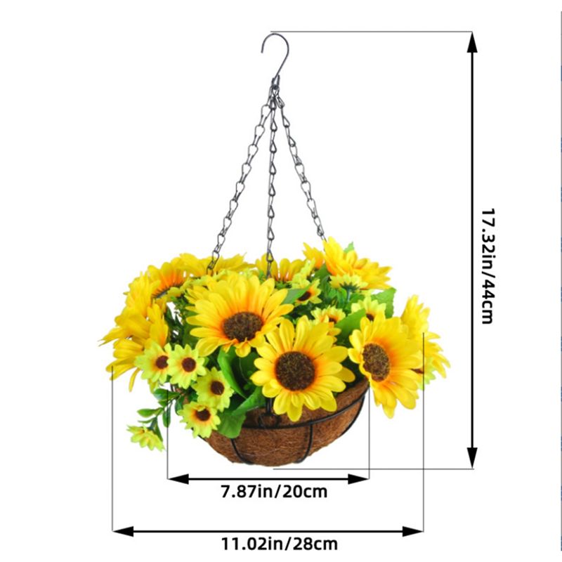 Fiori Artificiali Pendenti in  - Gardening Tools Yellow recensione e prezzo